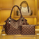 BOLSA FEMININA DE OMBRO LOVE SUNDAY + NECESSAIRE BRINDE