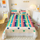 Colcha Capa  de cama com babado + 2 Fronhas camas King, Queen, Super King e Box.