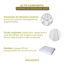 Kit 4 TRAVESSEIRO MAGNETICO ORTOPEDICO PILLOW CERVICAL