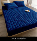 Capa Para Colchão Impermeavel Matelado Com Elastico + 2 Fronhas