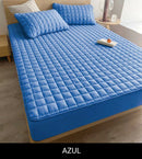 Capa Para Colchão Impermeavel Matelado Com Elastico + 2 Fronhas